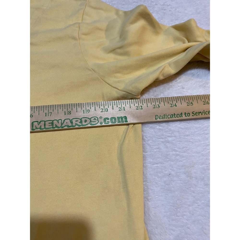 Tommy Bahama Womens L(12/14) Yellow Full Zip Mock Neck Jacket Palm Tree - Picture 3 of 8